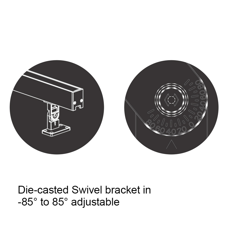 BVG Rentadora de paret impermeable IP65 Llum lineal amb 12 opcions de lents òptiques-01 (2)