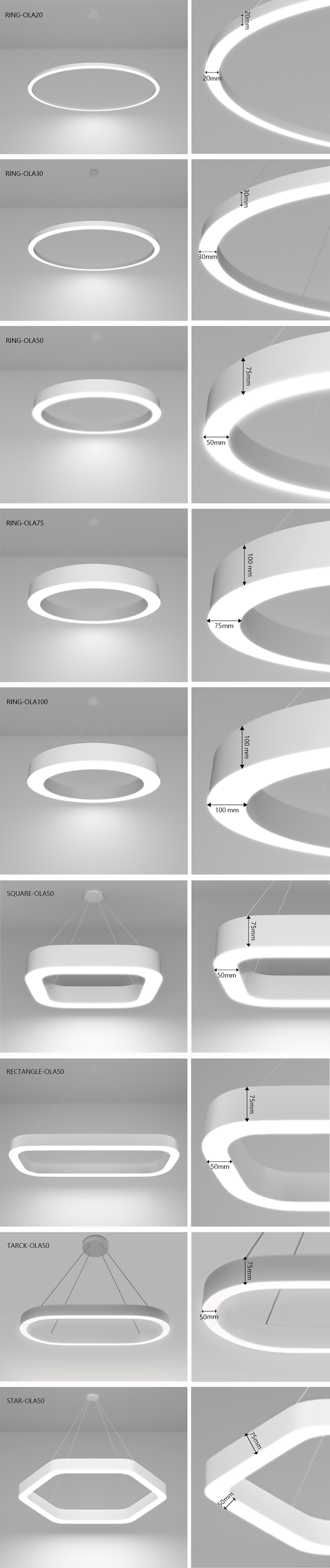 OLA Direct & Indirect circular led light1